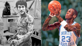 Illustration for article titled What famous celebrities would look like if they had tattoos